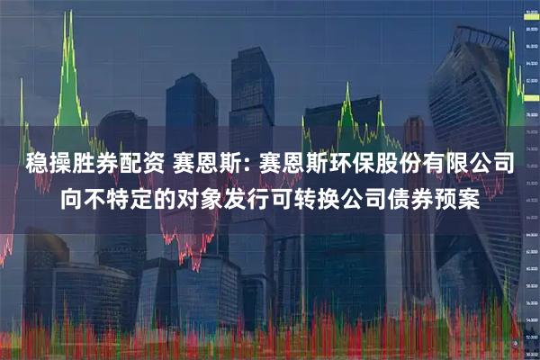 稳操胜券配资 赛恩斯: 赛恩斯环保股份有限公司向不特定的对象发行可转换公司债券预案